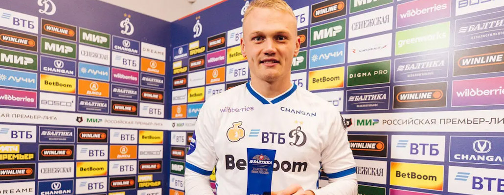 Тюкавин признан лучшим игроком матча с махачкалинским «Динамо»