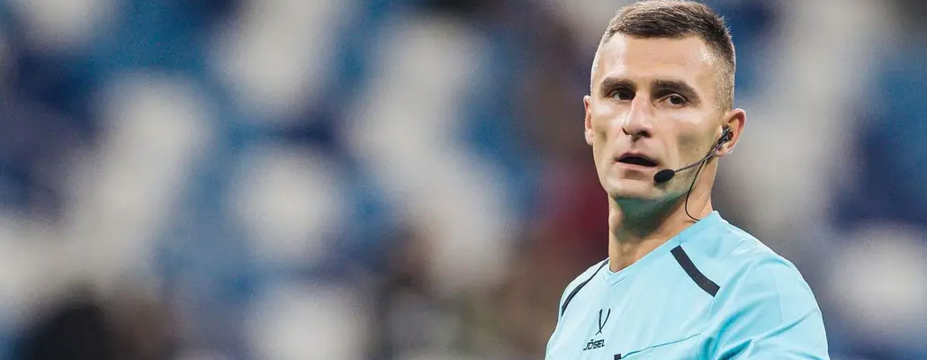 Алексей Сухой назначен главным судьёй матча «Зенит» — «Динамо»