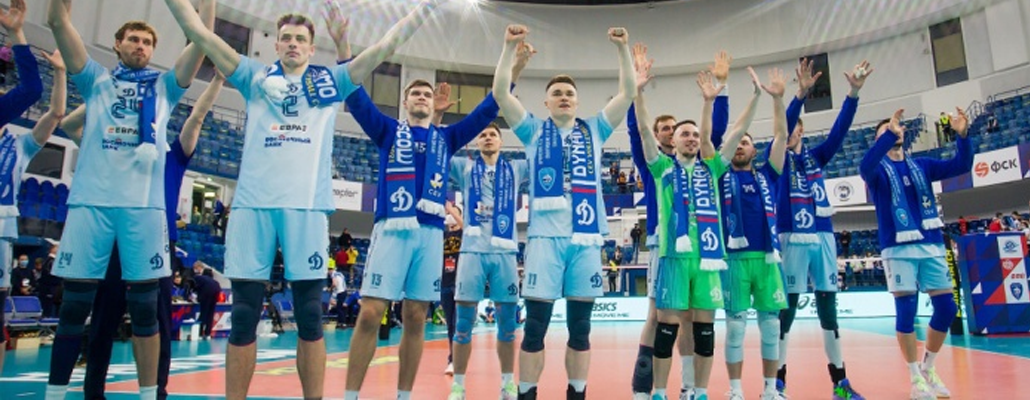 Волейболисты московского «Динамо» стали чемпионами России