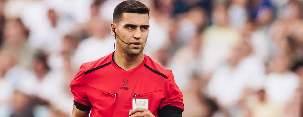 Инал Танашев будет главным судьёй встречи «Рубин» – «Динамо»