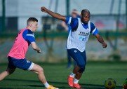 Тренировки перед игрой с «Ахматом»