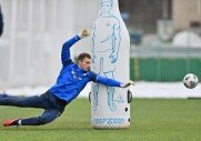 Тренировки перед игрой с ФК «Уфа»
