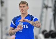 Тренировки перед игрой с ФК «Уфа»