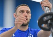 Тренировки перед игрой с ФК «Уфа»
