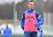 Тренировки перед игрой с ФК «Уфа»