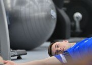 Тренировки перед игрой с ФК «Уфа»