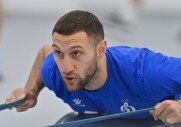 Тренировки перед игрой с ФК «Уфа»
