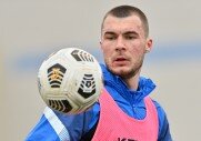 Тренировки перед игрой с ФК «Уфа»