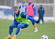 Тренировки перед игрой с ФК «Уфа»