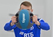 Тренировки перед игрой с ФК «Уфа»