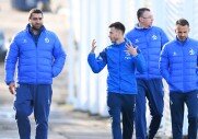 Тренировки перед игрой с ФК «Крылья Советов»
