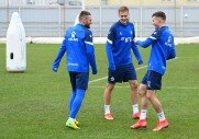 Тренировки перед игрой с ФК «Крылья Советов»