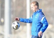 Тренировки перед игрой с ФК «Крылья Советов»