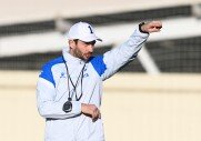 Тренировки перед игрой с ФК «Крылья Советов»