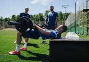 Первые тренировки в Новогорске
