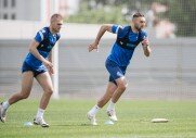 Первые тренировки в Новогорске