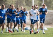Первые тренировки в Новогорске