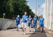 Первые тренировки в Новогорске