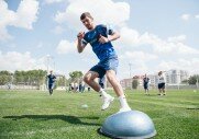 Первые тренировки в Новогорске