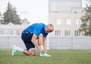 Тренировка перед матчем с «Уфой»