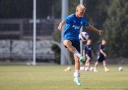 Тренировка перед матчем с «Уфой»