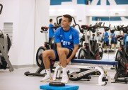 Тренировка перед матчем с «Уфой»