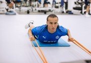 Тренировка перед матчем с «Уфой»