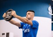 Тренировка перед матчем с «Уфой»