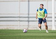 Тренировка перед матчем с «Уфой»