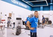 Тренировка перед матчем с «Уфой»