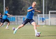 Тренировка перед матчем с «Уфой»