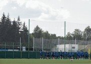 Тренировка перед матчем с «Уфой»