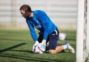 Тренировка перед матчем с «Уфой»
