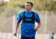 Тренировка перед матчем с «Уфой»