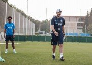 Тренировка перед матчем с «Уфой»