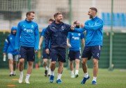 Тренировка перед матчем с «Ахматом»