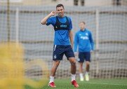 Тренировка перед матчем с «Ахматом»