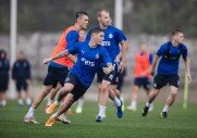 Тренировка перед матчем с «Ахматом»