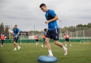 Тренировка перед матчем с «Уралом»