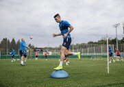 Тренировка перед матчем с «Уралом»