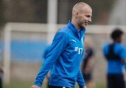 Тренировка перед матчем с «Уралом»