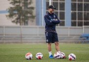 Тренировка перед матчем с «Уралом»