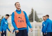 Тренировка перед матчем с «Локомотивом»