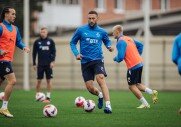 Тренировка перед матчем с «Нижним Новгородом»