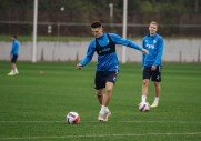 Тренировка перед матчем с «Нижним Новгородом»