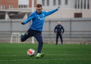 Тренировка перед матчем с «Нижним Новгородом»
