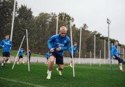 Тренировка перед матчем с «Нижним Новгородом»