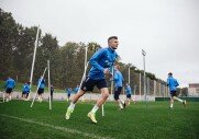 Тренировка перед матчем с «Нижним Новгородом»