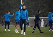 Тренировка перед матчем с «Сочи»