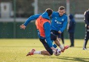 Тренировка перед матчем с «Сочи»